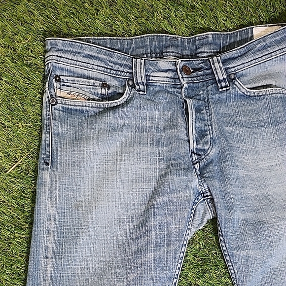 Diesel Denim Blue Straight Leg Jeans Vintage 00s - Picture 2 of 9